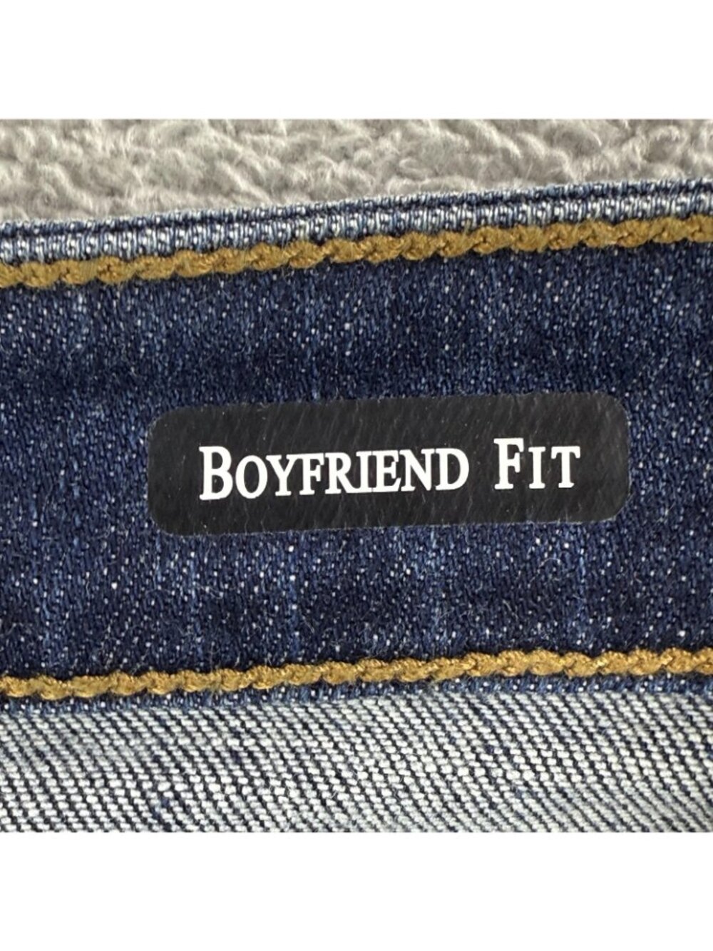 Judy Blue Jeans Womens 3/26 Blue Boyfriend Distressed Stretch Denim JB82346DK - Picture 4 of 16